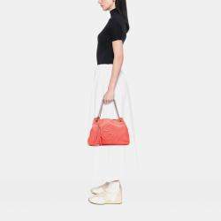 Pre Owned Gucci Pink Medium Leather Soho Chain Tote