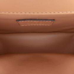 مملوكة مسبقًا Gucci Brown Mini Leather Deco Chain Shoulder Bag