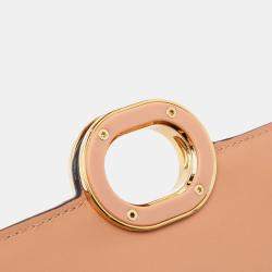 مملوكة مسبقًا Gucci Brown Mini Leather Deco Chain Shoulder Bag