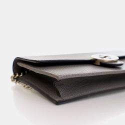 Pre Owned Gucci Interlocking GG Calfskin Wallet On Chain