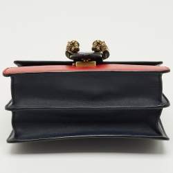 Pre Owned Gucci Multicolor Leather Mini Dionysus Bamboo Top Handle Bag