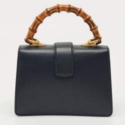 Pre Owned Gucci Multicolor Leather Mini Dionysus Bamboo Top Handle Bag