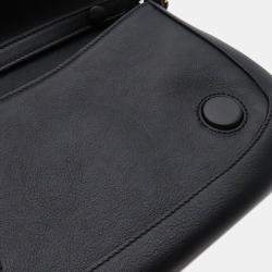 Pre Owned Gucci Blondie Small Black Leather Shoulder Bag