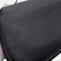 Pre Owned Gucci Blondie Small Black Leather Shoulder Bag