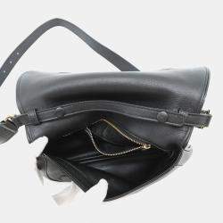 Pre Owned Gucci Blondie Small Black Leather Shoulder Bag