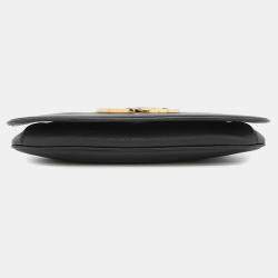Pre Owned Gucci Blondie Small Black Leather Shoulder Bag