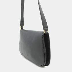 Pre Owned Gucci Blondie Small Black Leather Shoulder Bag