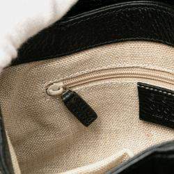 Pre Owned Gucci Black Small Dollar Calfskin Interlocking G Crossbody