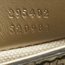 Pre Owned حقيبة كتف غوتشي إميلي سلسلة جلد غوكسيسيما ذهبي باهت وسط