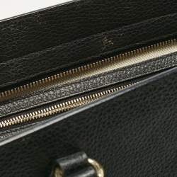 Pre Owned Gucci Black Leather Soho Tote