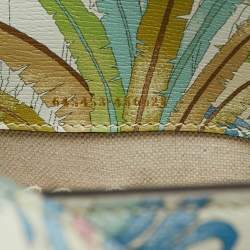 Pre Owned Gucci Multicolor Tiger Print Leather Horsebit 1955 Top Handle Bag