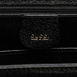 مملوكة مسبقًا Gucci Black Calfskin Bamboo Night