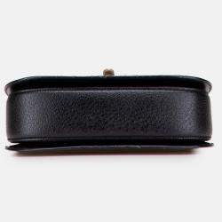 مملوكة مسبقًا Gucci Black Calfskin Bamboo Night