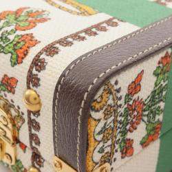 Pre Owned Gucci Brown 100 Centennial Canvas Music Is Mine Beauty Case