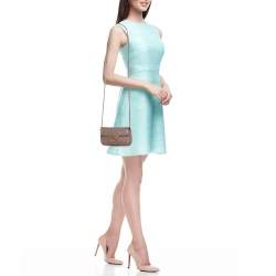 مملوكة مسبقًا Gucci Old Rose Matelassé Leather Super Mini GG Marmont Shoulder Bag