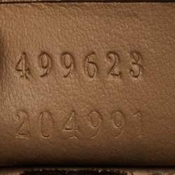 Pre Owned Gucci Beige GG Supreme Canvas and Suede Medium Dionysus Shoulder Bag