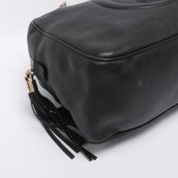 Pre Owned Gucci Black Leather Large Soho Shoulder Bag