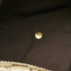 Pre Owned Gucci Brown/Beige GG Crystal Canvas Babouska Tote