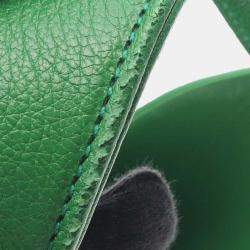 Pre Owned Gucci Green Medium Leather Aphrodite Crossbody