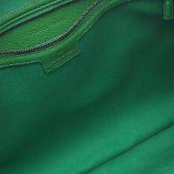 Pre Owned Gucci Green Medium Leather Aphrodite Crossbody