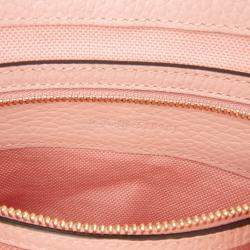 Pre Owned Gucci Blue/Pink Limited Edition Small GG Embroidered Denim Floral Jackie 1961 Crossbody