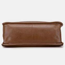 Pre Owned Gucci Brown Medium Leather Horsebit 1955 Tote