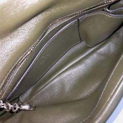 Pre Owned Gucci Black Leather GG Milano Small Top Handle Bag