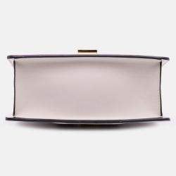 Pre Owned Gucci White Mini Calfskin Sylvie Satchel
