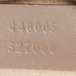 Pre Owned Gucci Dusty Pink Matelassé Leather GG Marmont Mini Camera Bag