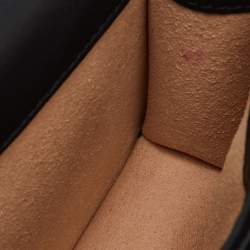 مملوكة مسبقًا حقيبة كتف غوتشي Dionysus سوبر ميني جلد بقرص مخملي GG أسود/أحمر