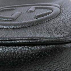 Pre Owned Gucci Black Leather Soho Disco Crossbody Bag