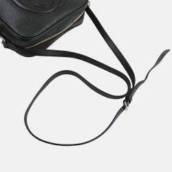 Pre Owned Gucci Black Leather Soho Disco Crossbody Bag