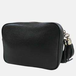 Pre Owned Gucci Black Leather Soho Disco Crossbody Bag