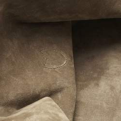 Pre Owned Gucci Beige/Ebony GG Supreme Canvas and  Leather Medium Jackie 1961 Shoulder Bag