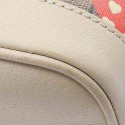 Pre Owned Gucci Brown GG Supreme Les Pommes Apple and Heart Backpack