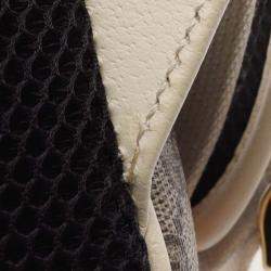 Pre Owned Gucci Brown GG Supreme Les Pommes Apple and Heart Backpack