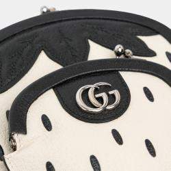 Pre Owned Gucci Leather Fruittini Strawberry Crossbody Bag