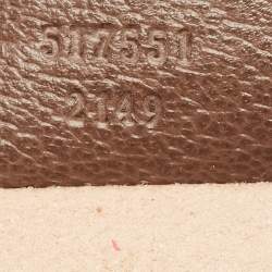 Pre Owned Gucci Brown/Beige GG Supreme Canvas Ophidia Pouch