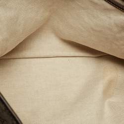 مملوكة مسبقًا حقيبة تسوق يد بسحاب غوتشي كانفاس GG سوبريم بني/بيج