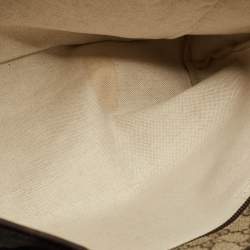 مملوكة مسبقًا حقيبة تسوق يد بسحاب غوتشي كانفاس GG سوبريم بني/بيج