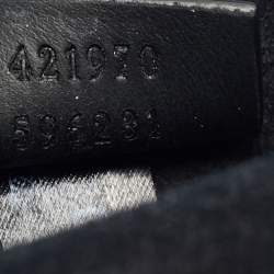 Pre Owned Gucci Beige/Black GG Supreme Canvas and Suede Small Dionysus Shoulder Bag