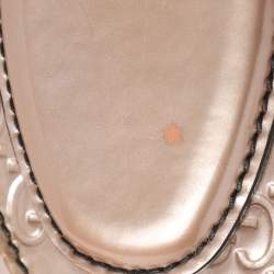 Pre Owned Gucci Beige Guccissima Patent Leather Medium Emily Chain Shoulder Bag