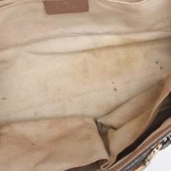 Pre Owned Gucci Beige Guccissima Patent Leather Medium Emily Chain Shoulder Bag