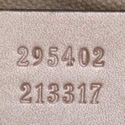 Pre Owned Gucci Beige Guccissima Patent Leather Medium Emily Chain Shoulder Bag