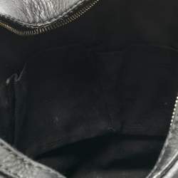 Pre Owned Gucci Black Leather Small Web Horsebit Heritage Hobo