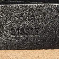 Pre Owned Gucci Tricolor GG Supreme Canvas and Leather Small Padlock Shoulder Bag