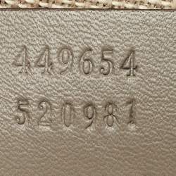 Pre Owned Gucci Grey Microguccissima Leather Mini Nice Dome Bag