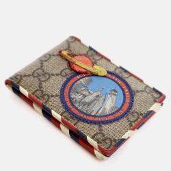 Pre Owned Gucci Courrier GG Supreme Bi Fold Wallet