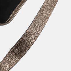 Pre Owned Gucci GG Beige Canvas and Leather Handbag