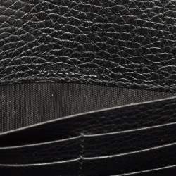 Pre Owned Gucci Black Leather Mini Dionysus Crystals Wallet on Chain